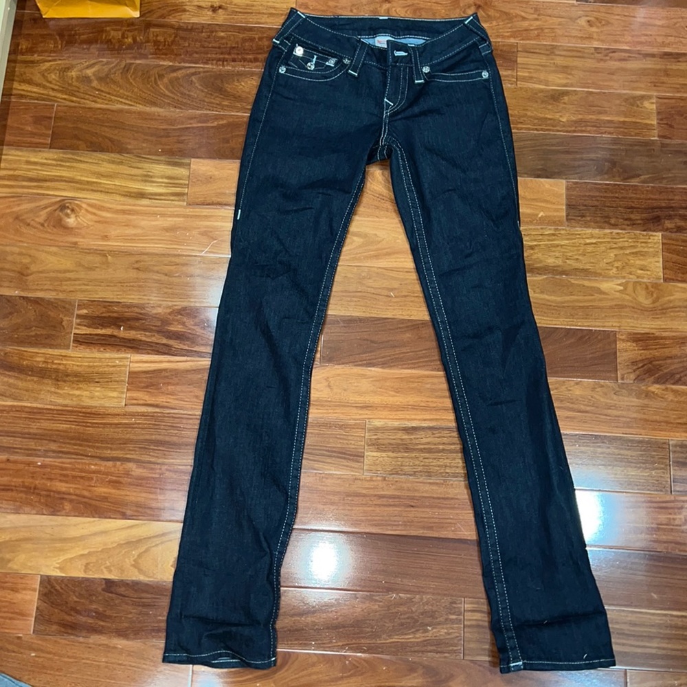 Brand new never worn true religion low rise jeans